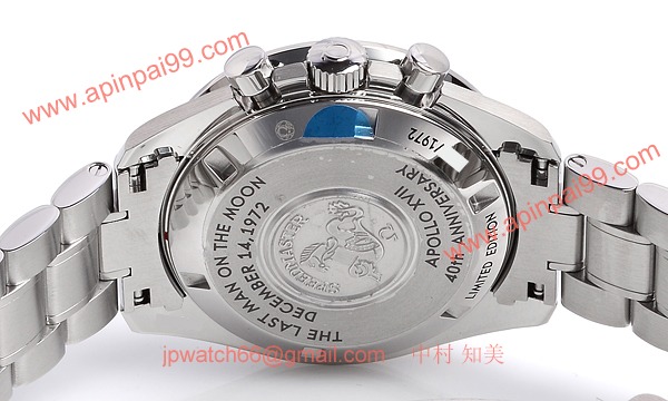 ブランド オメガ 腕時計コピー通販 スピードマスター プロフェッショナルアポロ17号 40周年記念 世界限定1972本311.30.42.30.99.002