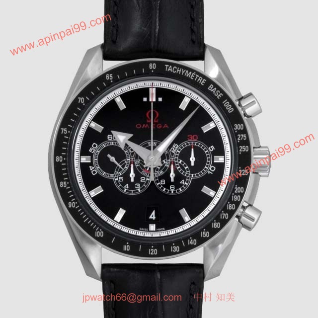OMEGAオメガ コピー スピードマスター オリンピックタイムレスコレクション　5カウンタークロノグラフ　コーアクシャル ブラック 321.33.44.52.01.001