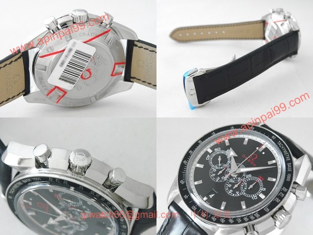 OMEGAオメガ コピー スピードマスター オリンピックタイムレスコレクション　5カウンタークロノグラフ　コーアクシャル ブラック 321.33.44.52.01.001