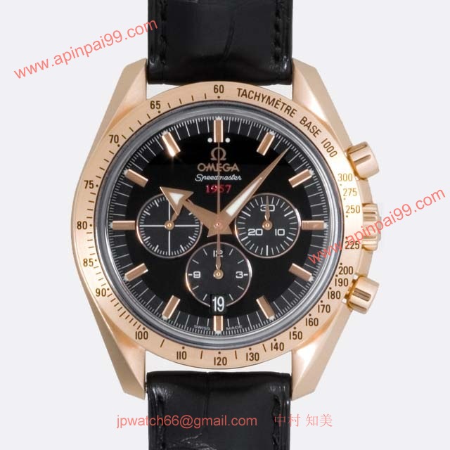 OMEGAオメガ コピー スピードマスター ブロードアロー1957　50周年 ブラック/グレー 321.53.42.50.01.001