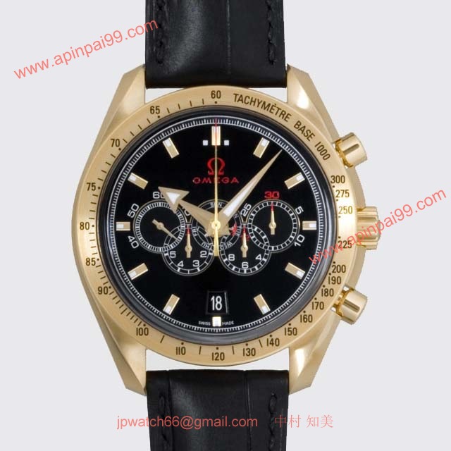 OMEGAオメガ コピー スピードマスター オリンピックタイムレスコレクション 5カウンタークロノグラフ コーアクシャル ブラック 321.53.44.52.01.002