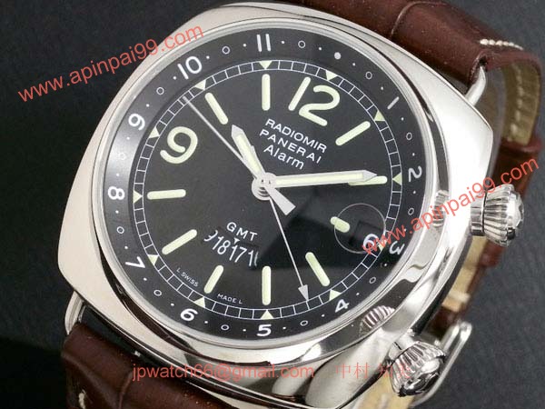パネライ(PANERAI) スーパーコピー時計 ラジオミール GMTアラーム PAM00098