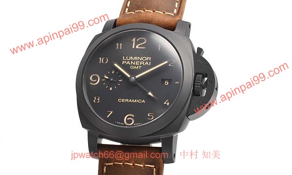 パネライ(PANERAI) ルミノールスーパー時計コピー1950 3デイズ GMT オートマチック チェラミカ PAM00441