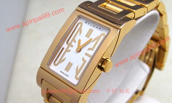 ブルガリ時計コピー Bvlgari 腕時計激安 レッタンゴロ 新品レディース RT39GG