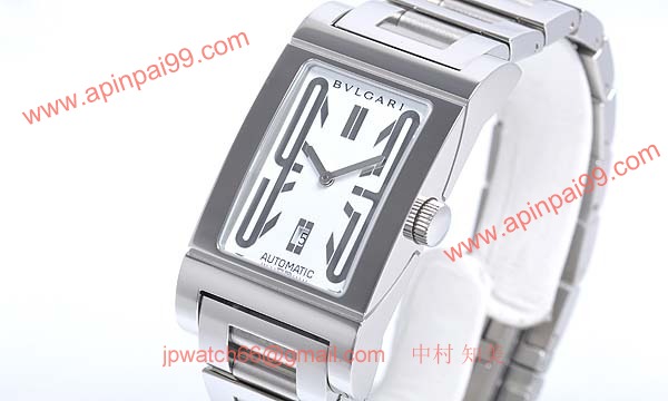 ブルガリ時計コピー Bvlgari 腕時計激安 レッタンゴロ 新品メンズ RT45WSSD