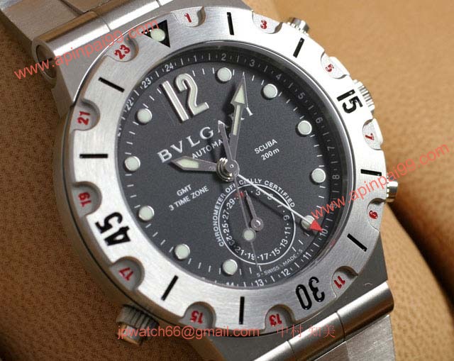 ブランド ブルガリBvlgari 時計コピー ディアゴノ スクーバ SD38SSDGMT