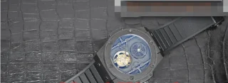 ウブロビッグキングパワーTourbillonシリーズ黒ゴムバンドカモメ陀フライホイールムーブメント