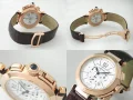 カルティエ パシャ 42mm W3019951 PG/ブラウン革 コピー 腕時計 (2)