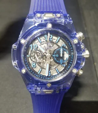ウブロビッグ・バン 2017新作ブルーの透明ストラクチャード411.JL.4809.RT JR.4901.RT ウォッチ