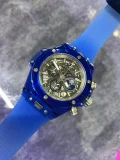 ウブロビッグ・バンウニコクロノグラフパーペチュアルカレンダーサファイア 406.JX.0120.RTスーパーコピー時計 (2)