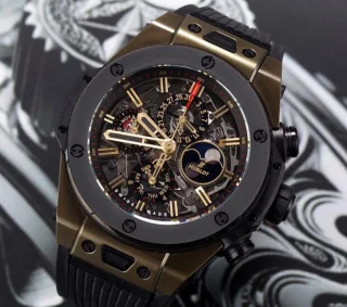 2019年HUBLOT ビッグバン 406.MC.0138.RX リミテッドウニコ パーペチュアル カレンダー マジックゴールド