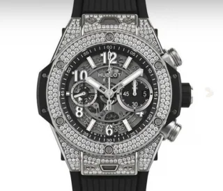 HUBLOTビッグ・バンスーパーコピー ウニコ パヴェ421.NX.1170.RX.1704