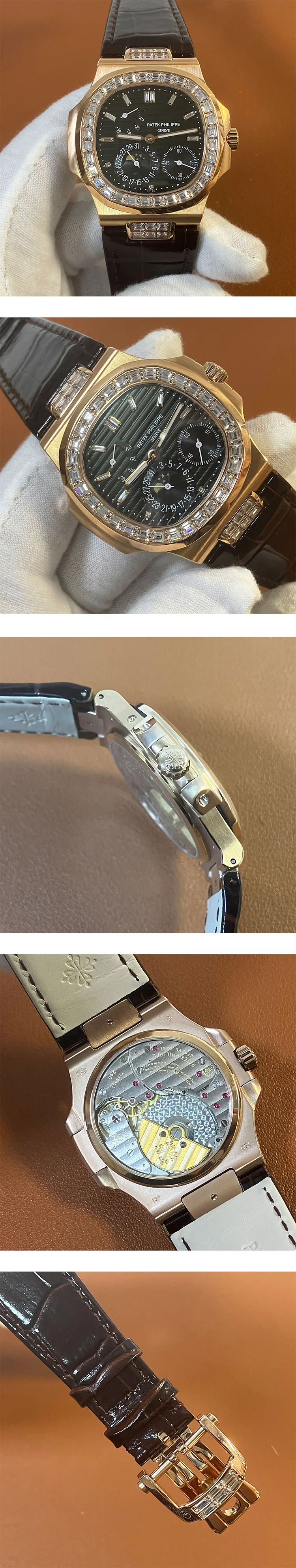 2023PATEK PHILIPPEコピー時計 ノーチラス 5724/12R-1 ルビー