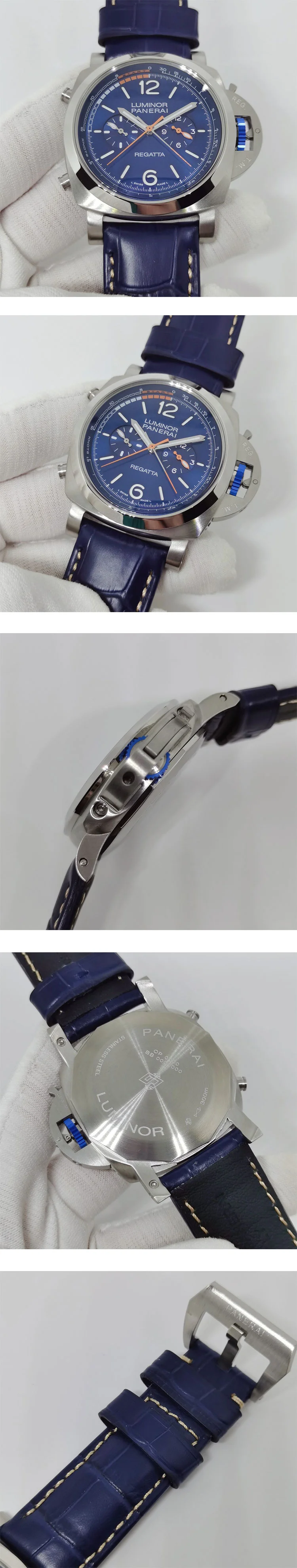 ブランドコピーパネライ時計 ルミノール レガッタ ブルー マーレ PAM01216
