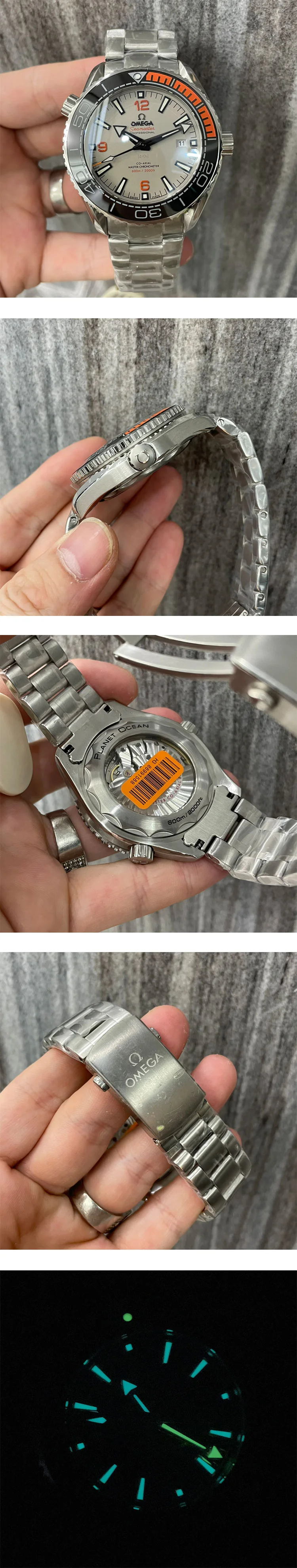 オメガN級品通販 シーマスター プラネットオーシャン チタン×チタン グレー 215-90-44-21-99-001