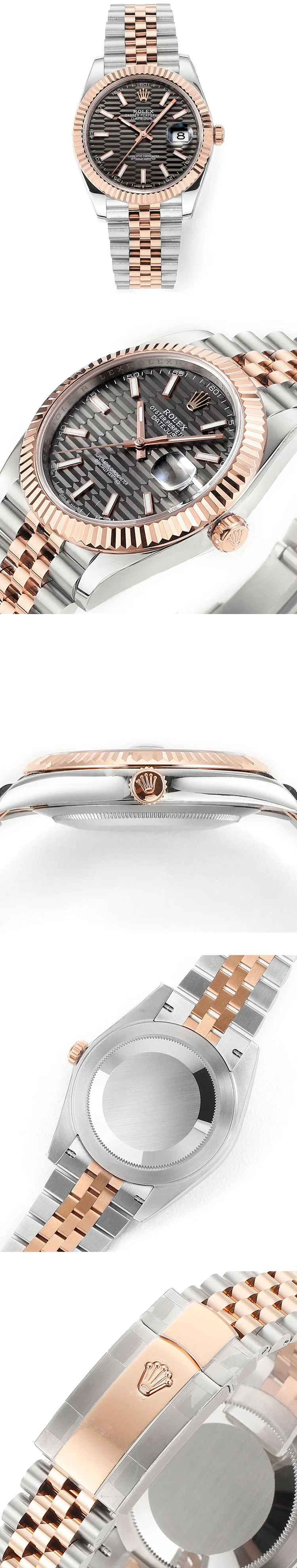 大人気ブランド ROLEX デイトジャスト 41 スレート フルーテッドモチーフ 126331-2