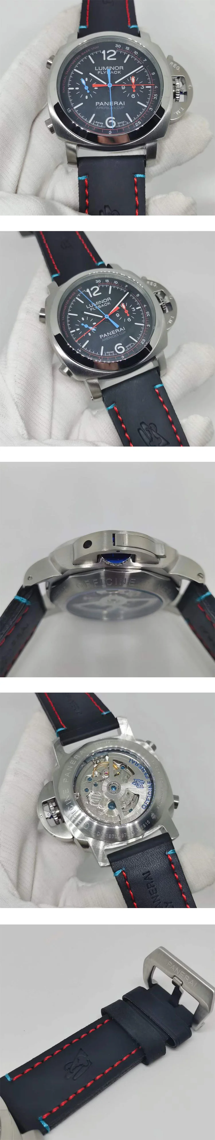 パネライコピー ルミノール 1950 レガッタ オラクルチーム デイズ クロノフライバック オートマティック チタニオ PAM00726