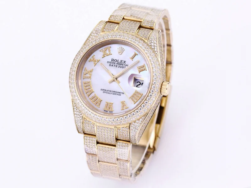 ROLEX ゴールド オイスター パーペチュアル デイトジャストコピー時計n級 105663[1]