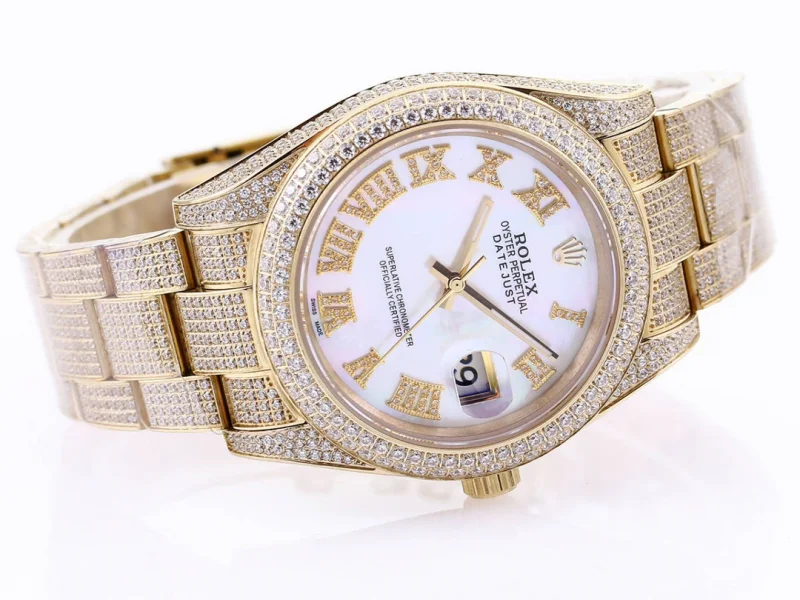 ROLEX ゴールド オイスター パーペチュアル デイトジャストコピー時計n級 105663[5]