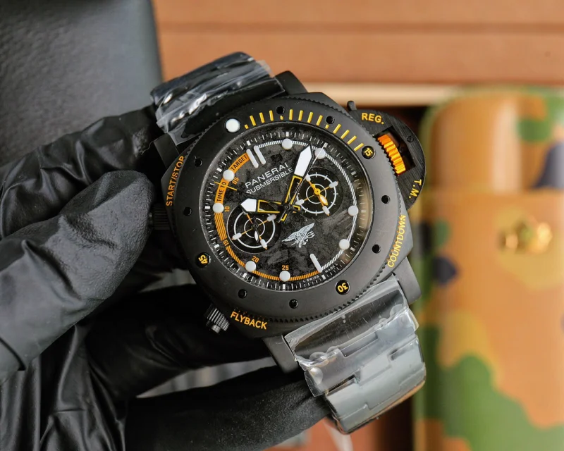 V7 新品人気のパネライスケルトン時計 47mm スニーカー シリーズ PAM11420007[1]