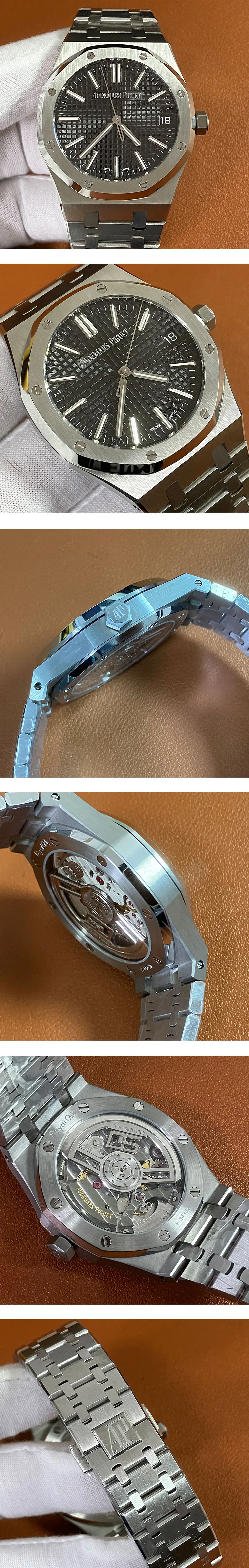 新品オーデマピゲ ロイヤルオーク コピー時計 オートマティック 41mm ブラック 15510ST.OO.1320ST.02