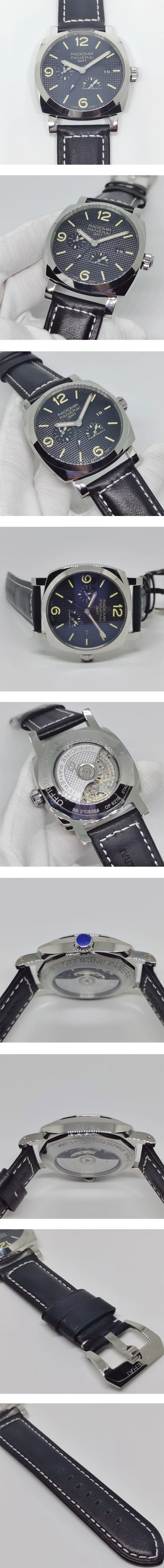 パネライコピー時計 ラジオミール パワーリザーブ オートマティック 1940 3デイズ GMT アッチャイオ 45mm PAM00628