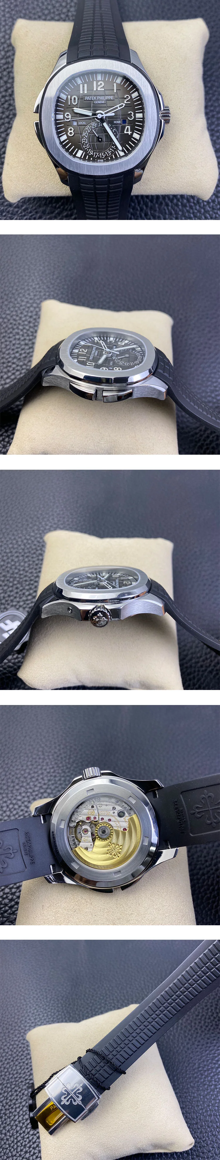 ZF製最高級レプリカスーパーコピー時計パテック・フィリップ アクアノート トラベルタイム 5164A-001