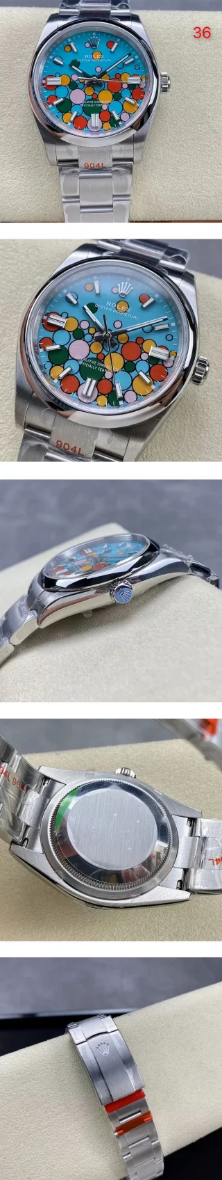 スーパーコピー時計ロレックス レプリカ オイスター パーペチュアル 36mm セレブレーション M126000-0009