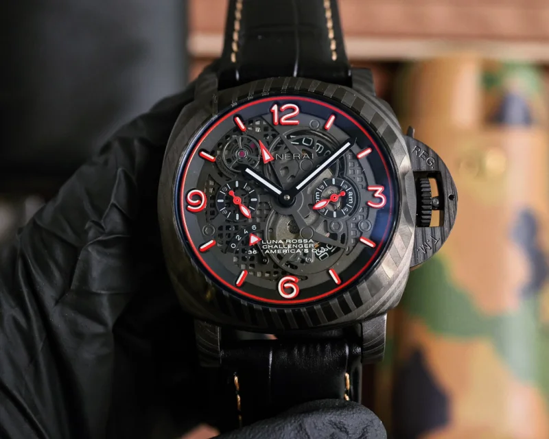 2024パネライ カーブ コーティング ガラス カモフラージュ時計 PAM10078[3]