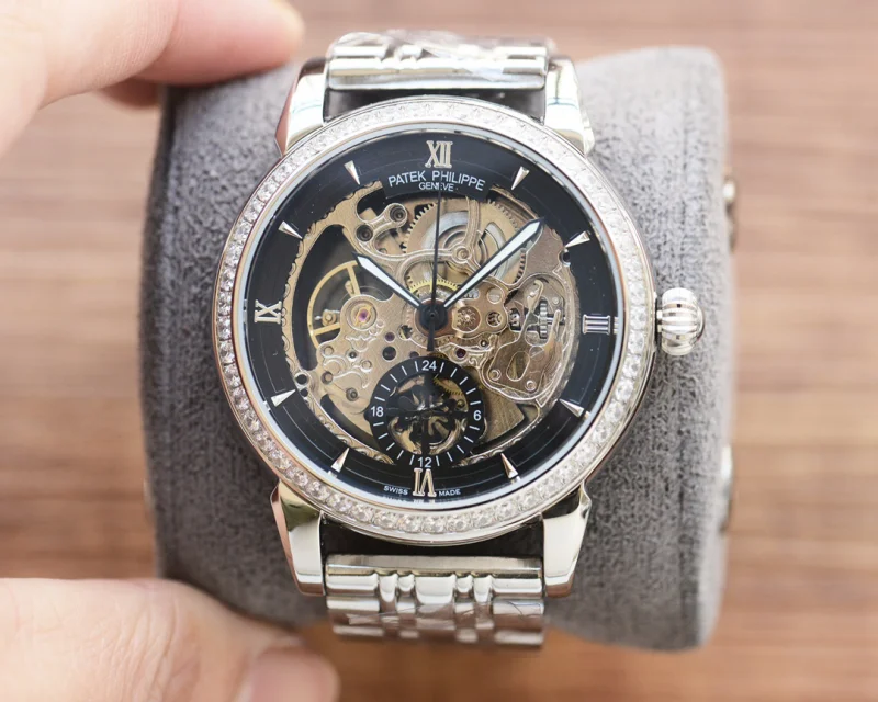 最新のパテックフィリップコピー時計 スケルトンメンズ 560200[4]