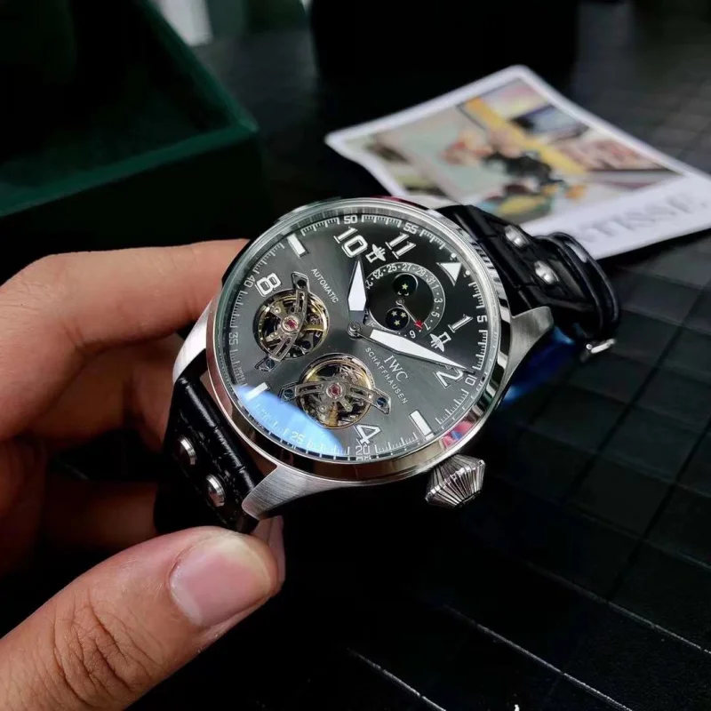 高品質IWC ダブル フライング トゥールビヨンムーンフェイズ時計 IW562500[6]