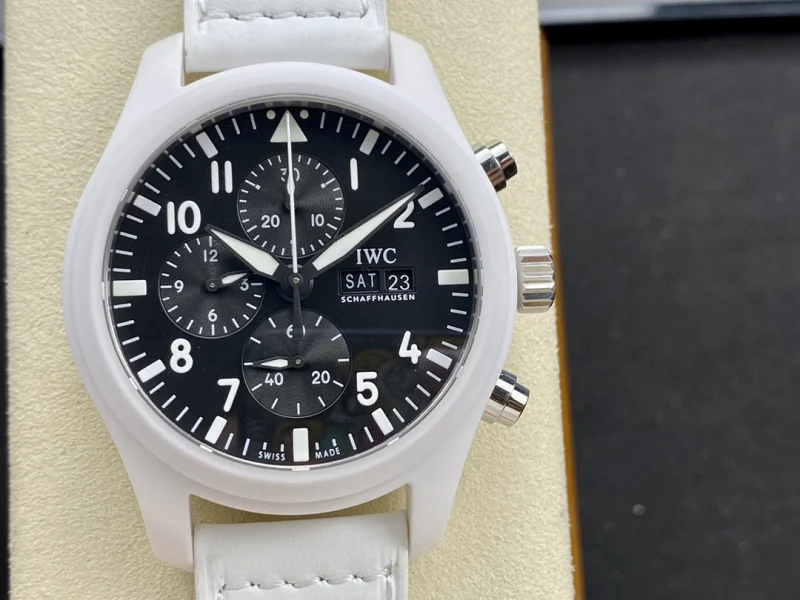 高品質時計IWC パイロット セラミック ホワイト クロノグラフ スペシャル エディション 170482