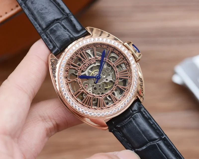 2024新款カルティエ スケルトン高級メンズコピー腕時計 C56456[8]