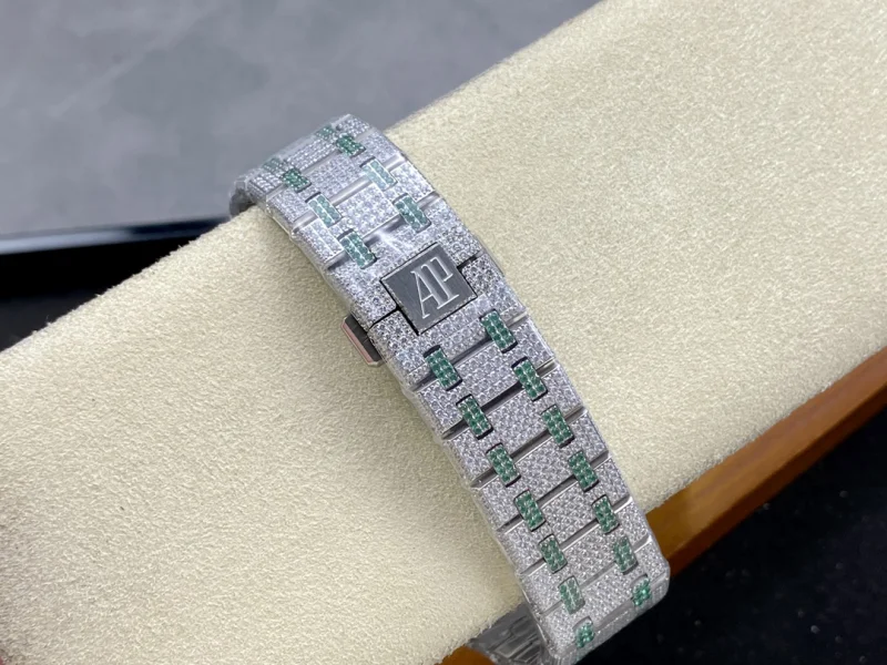 2024年新作 オーデマピゲ ロイヤル オーク ダイヤモンドいっぱい 15400スター AP52000[8]
