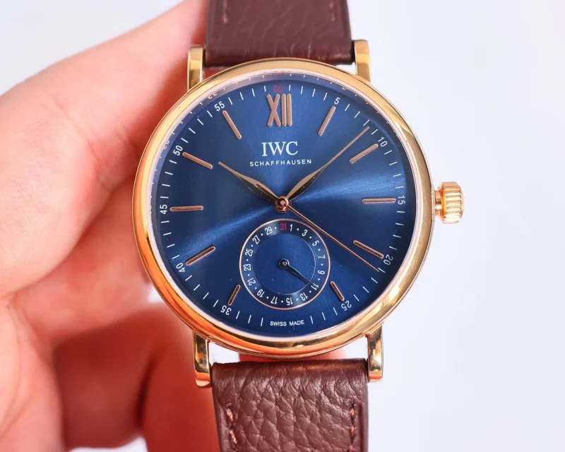 IWC日本有名のポートフィノシリーズ ポインターカレンダー機能時計 IW359201[3]