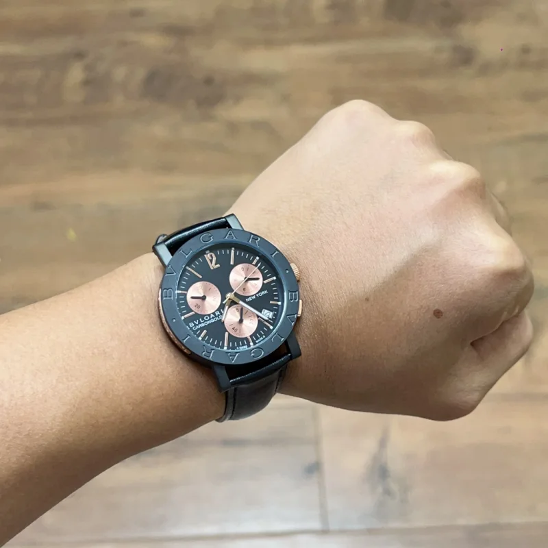 ブルガリカーボン男性ゴールド 125 周年記念コピーの時計販売 bv9650004[7]
