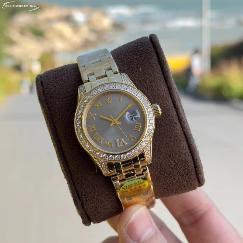 ロレックススーパーコピー高級時計34mm 女性パールマスターシリーズ 440357[5]