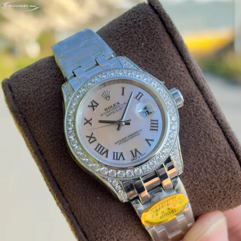 2024最新款ロレックス34mm 女性コピー時計パールマスターシリーズ 440358[5]