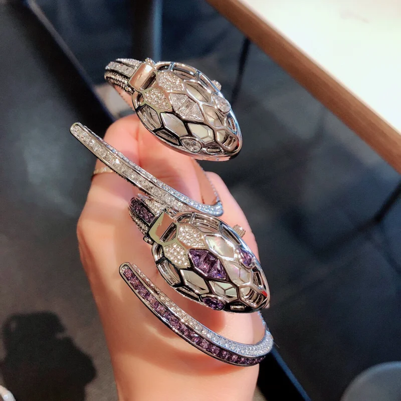 ブランドブルガリの最新女性スネークブレスレット激安時計 BV008-1[6]