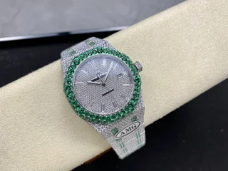 2024年新作 オーデマピゲ ロイヤル オーク ダイヤモンドいっぱい 15400スター AP52000