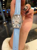 高級フランクミュラーコピー 多色樽型女性クォーツ時計 M215340 (2)