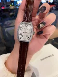 高級フランクミュラーコピー 多色樽型女性クォーツ時計 M215340 (7)