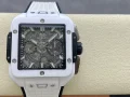 最新スクエア ウブロ ニュー スクエア バン ユニコ セラミックコピーの腕時計 170990 (1)
