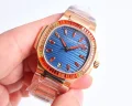 パテックフィリップ高級女性ノーチラス ジュエリースーパーコピー時計 521-3600-4 (2)