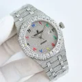 オーデマピゲスーパーコピー時計2024ロイヤル オーク シリーズ フル530198 ダイヤモンド シリーズ (2)