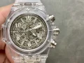 ウブロ最高傑作スーパーコピービッグバンシリーズ完全透明時計 411.JX.4802.hb (1)