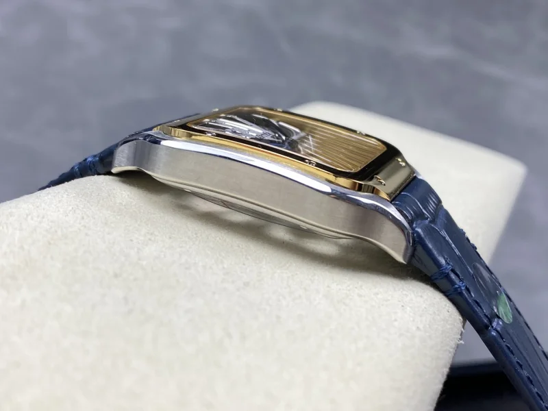 カルティエ サントススーパーコピー入荷時計スクエア ホローレザーストラップシリーズ 174535[4]