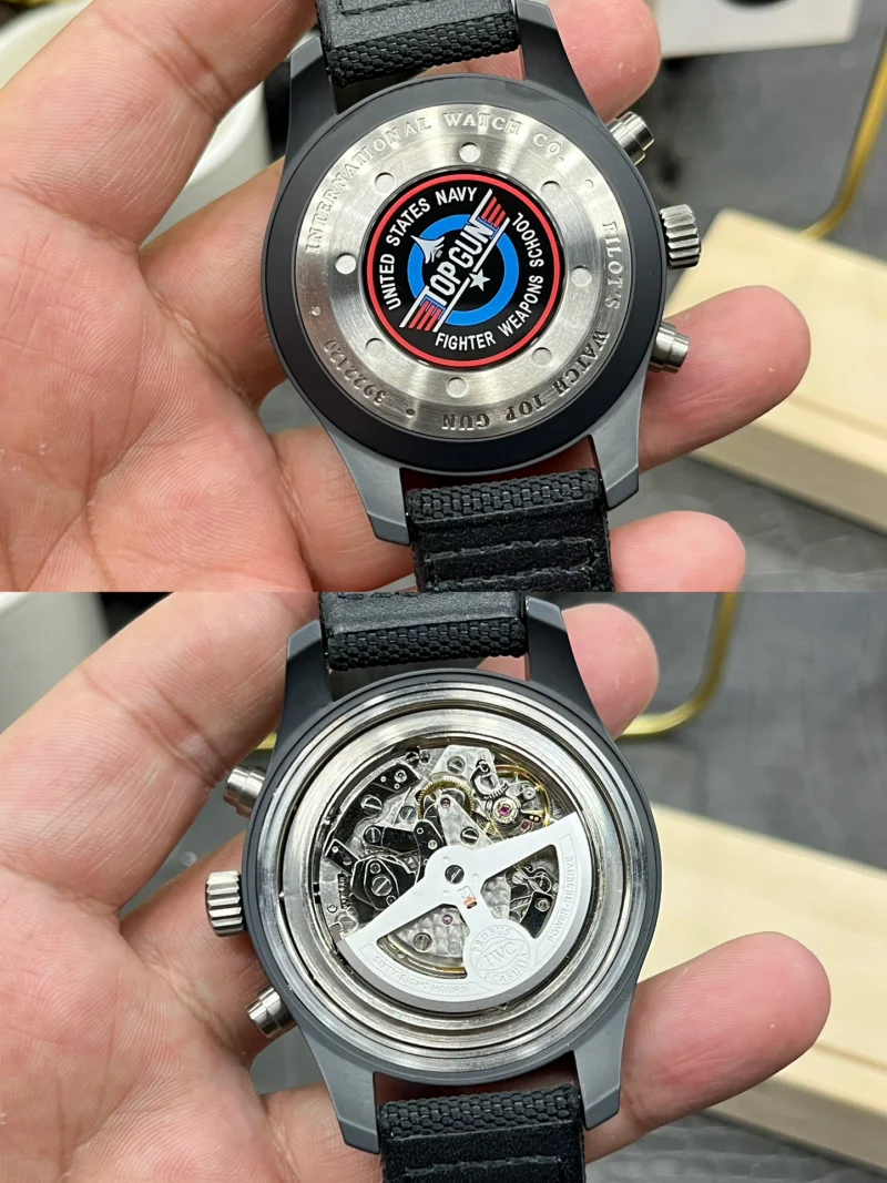 IWC パイロットコピー老舗時計店フルセラミック オートマチック クロノグラフ メカニカル 171528[4]