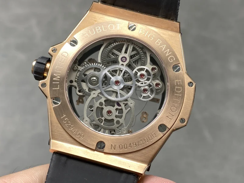 最安値挑戦hublotビッグバンコピートゥールビヨン ブラックセラミック腕時計 174759[6]