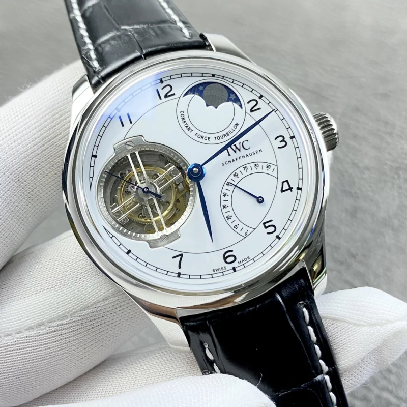 信用第一IWC ポルトギーゼコピーコンスタントフォース トゥールビヨン150周年記念エディション 121860[1]